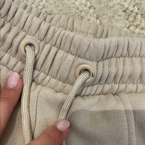 AYBL Women's Athletic Shorts in Beige - Picture 5 of 6